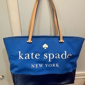 kate spade Blue Tote Bag